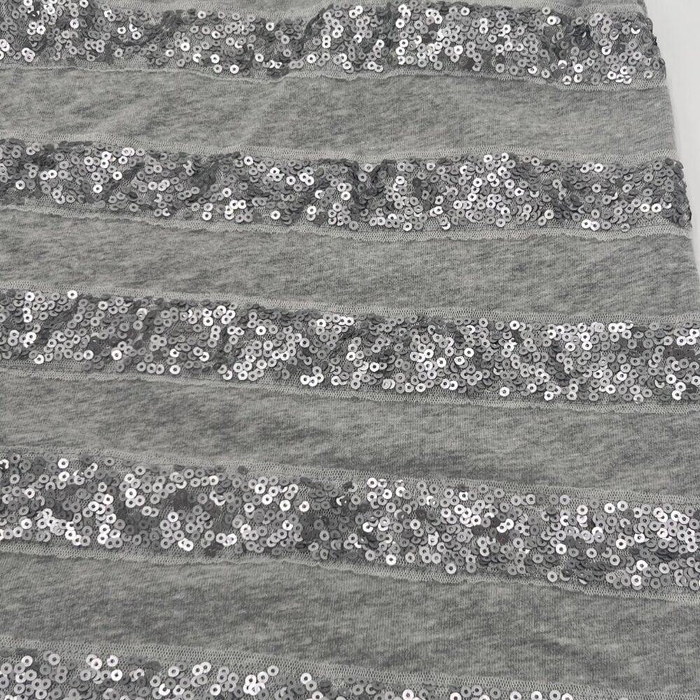 Juicy Couture Y2K Vintage Sequin Sparkle Party Glam Tank Top Gray Small - Picture 2 of 7